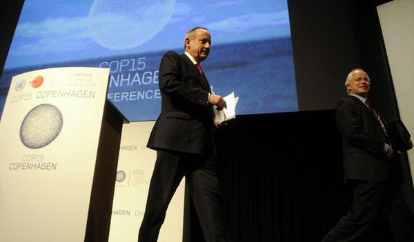 气候变化大会在发布《哥本哈根协议》后闭幕