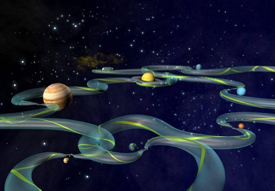 “引力走廊”能够帮助飞船在太阳系内穿行，就像船只利用洋流航行一样。